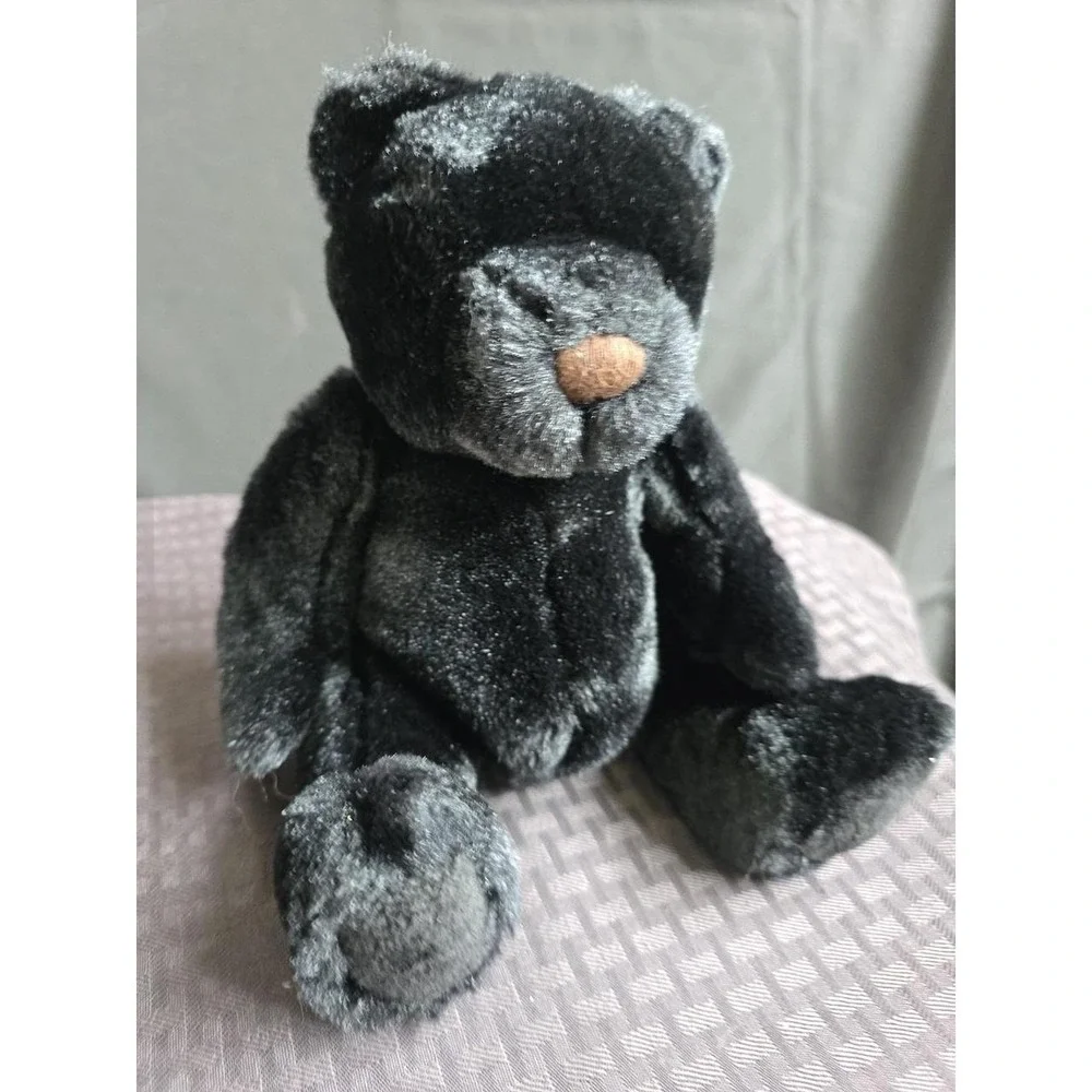 Velvete By Greek Black Bear Plush Teddy, 11 